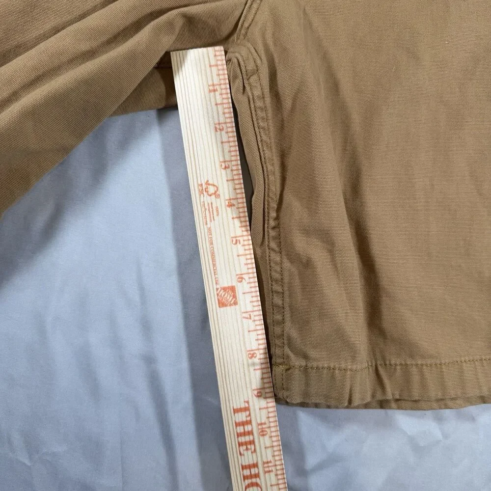 Men's 40 Carhartt Shorts Tan  Rugged Flex Relaxed Fit Canvas Work Model#Bs2514-M
